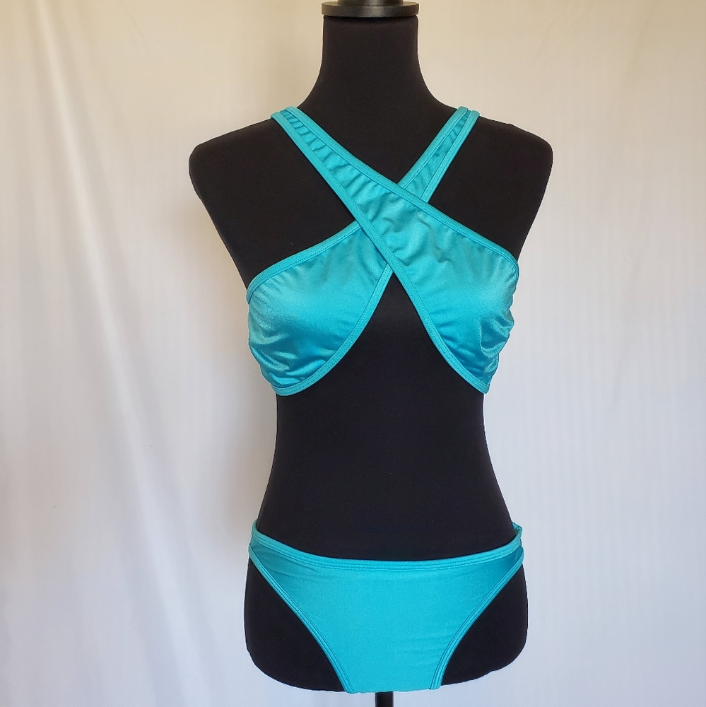 Small Frederick's of Hollywood Halter Wrap Bikini
